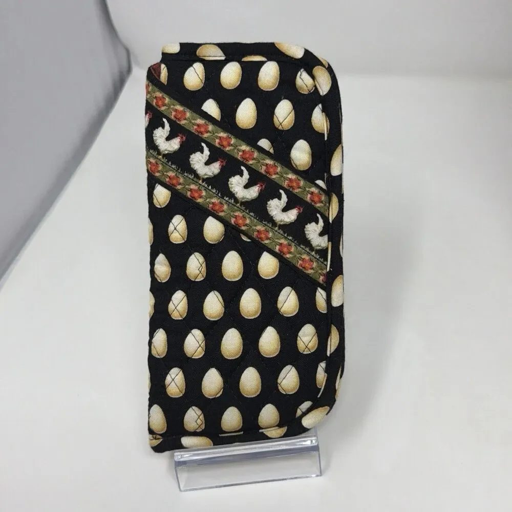 Vintage 1998 Vera Bradley Chanticleer Petite Villager NWT + Glasses Case